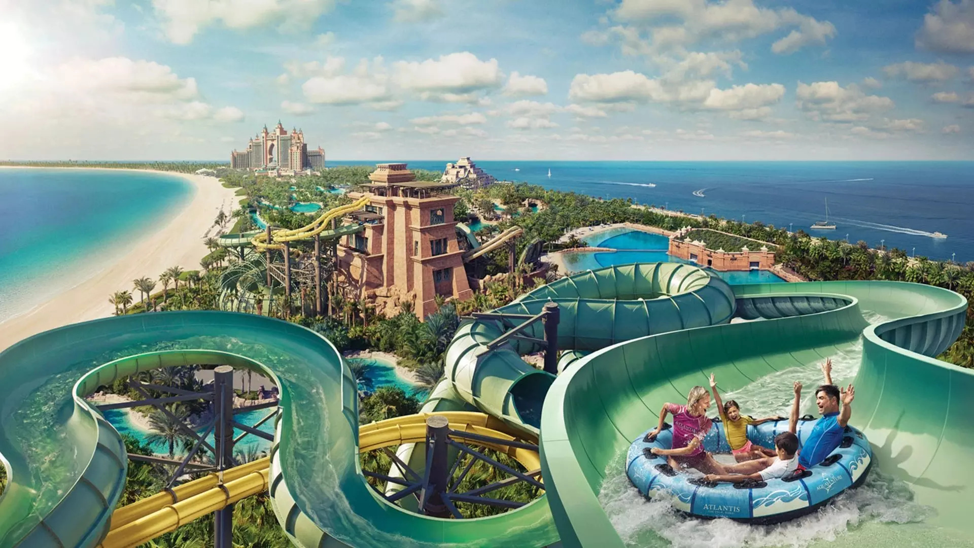 Aquaventure waterpark slides